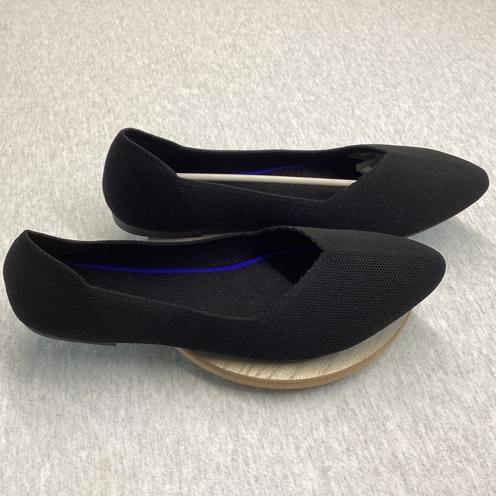SHUPUA POINTED TOE WOMEN’S SLIP-ON FLATS SHOES SIZE: 9.5 COLOR: BLACK NWOT